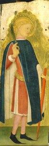Santo mártir caballero de Lombard Master